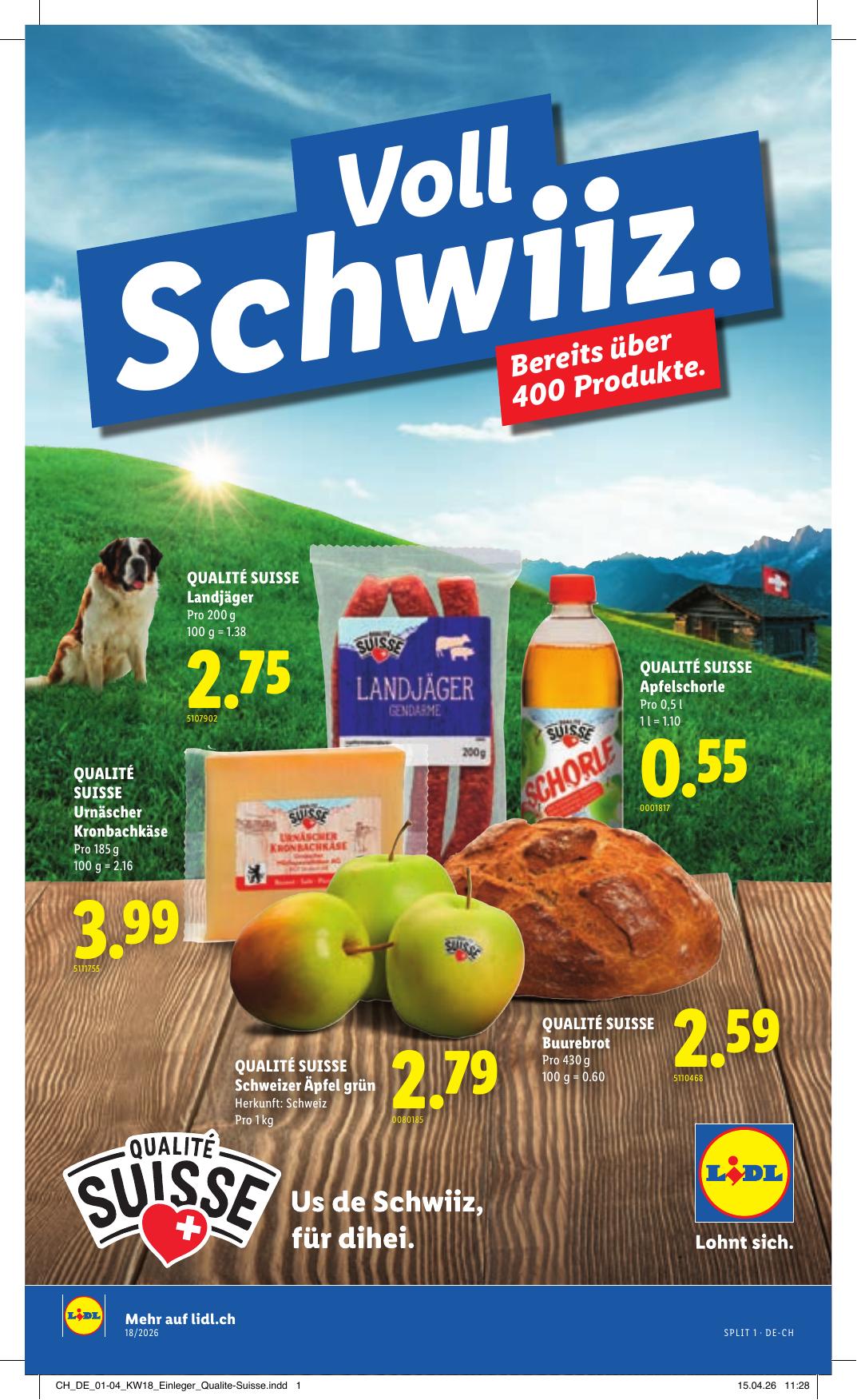Lidl Qualité Suisse
