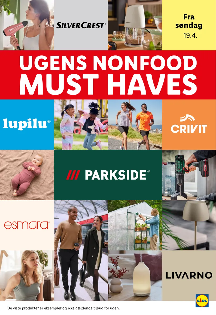 Fra Søndag 19.4 Til 25.4 Ugens Nonfood Must Haves | Lidl Danmark Lidl.dk