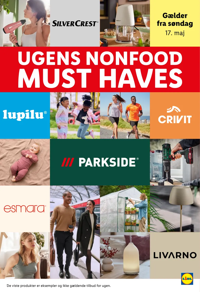 Fra Søndag 17.5. Til 23.5. Ugens Nonfood Must Haves | Lidl Danmark Lidl.dk