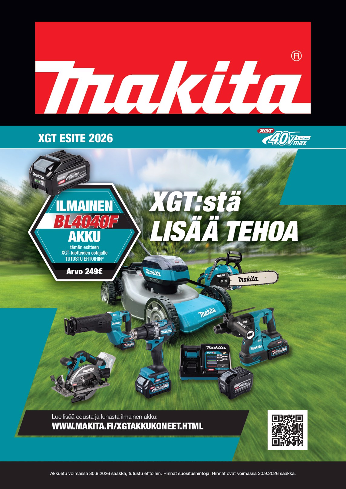 Makita Xgt Esite 2026