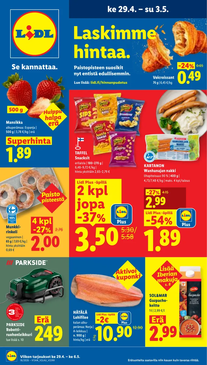Koko Suomen Tarjoukset ke 29.4. – ke 6.5.
