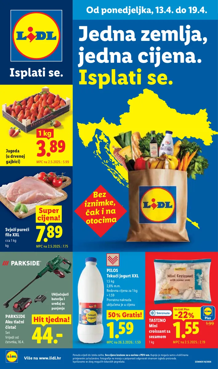 Vrijedi od 13.4. do 19.4. Ponuda od Ponedjeljka 13.4.