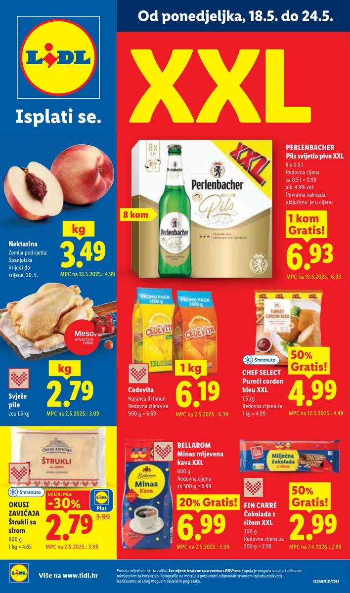 Vrijedi od 18.5. do 24.5. Ponuda od Ponedjeljka 18.5.